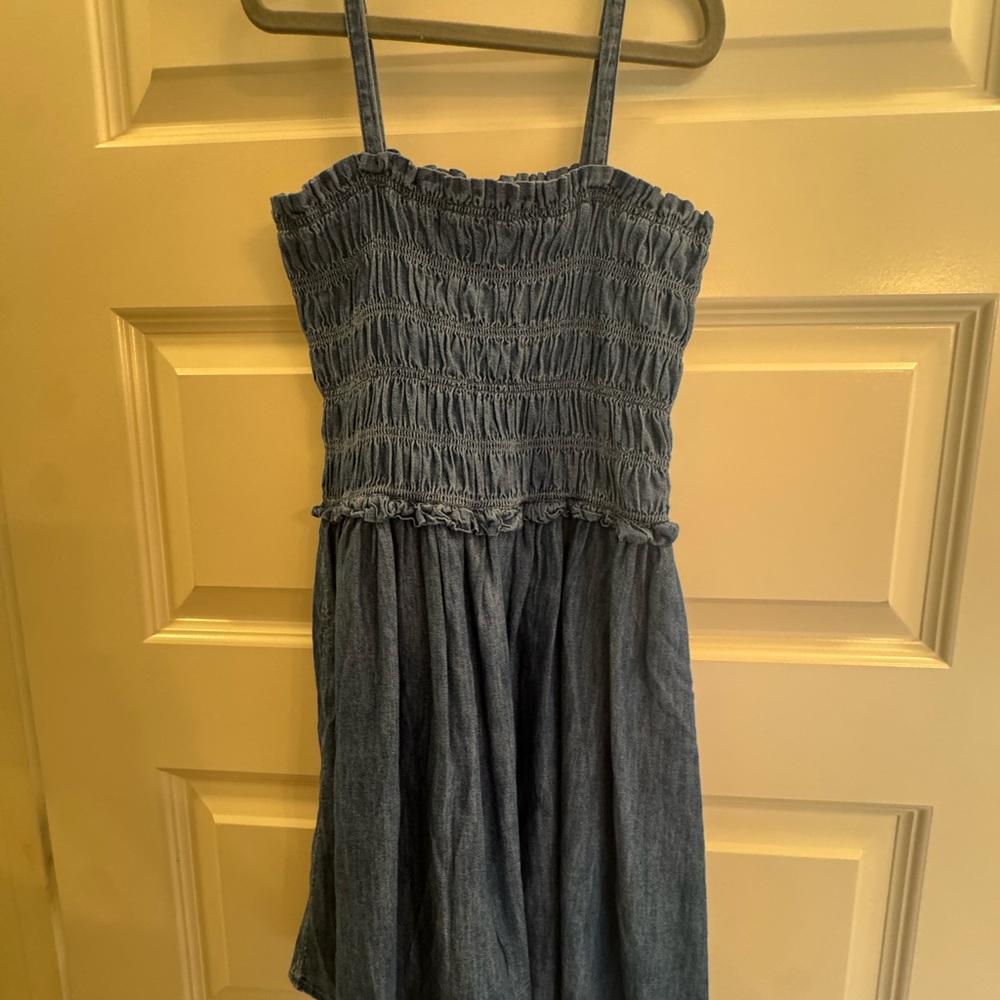 GAP Blue Denim Casual Kids Dress